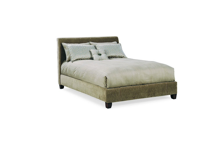 Custom upholstered 36-50 bed from Lee Industries.Fabric or leather