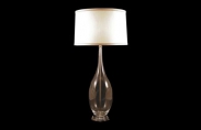 Clear Teardrop Glass Lamp