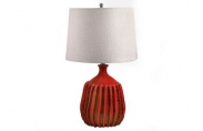 Serrated Ceramic Lamp